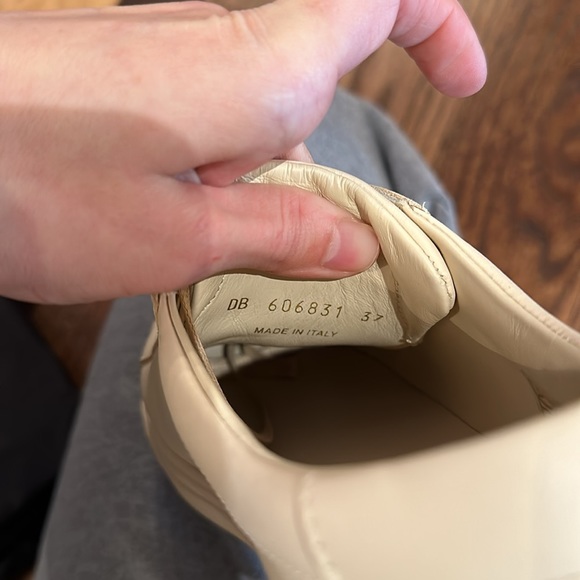 Saint Laurent YSL Andy low top sneakers size 37 tan - Picture 9 of 12